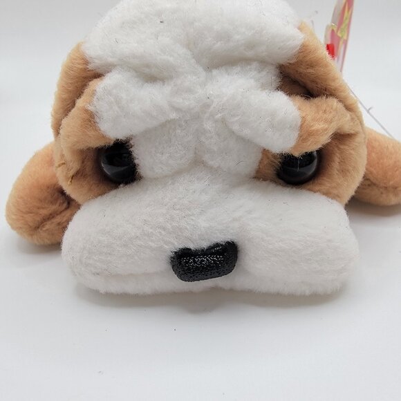 RARE TY RETIRED BEANIE BABY WRINKLES 1996 Heart Tag Tush Tag Shar Pei‎ Bulldog - Picture 2 of 5
